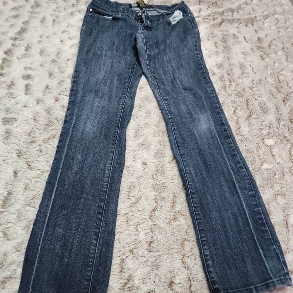 Rockwear Dark Blue Straight Leg Jeans